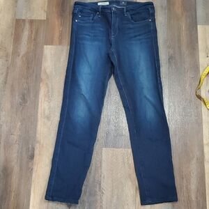 Ag Adriano Goldschmied The Prima Mid Rise Cigarette Blue Skinny Jeans